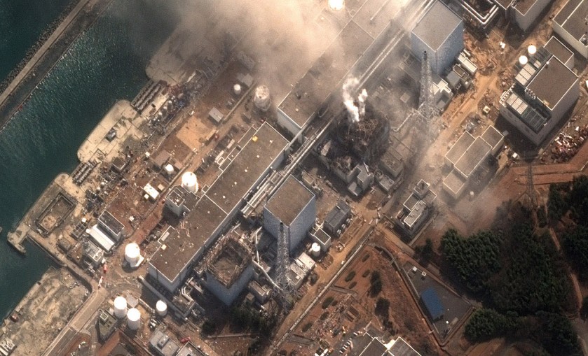 Fukushima Dai Ichi Power Plant, Japan (credit: DigitalGlobe) (cc)