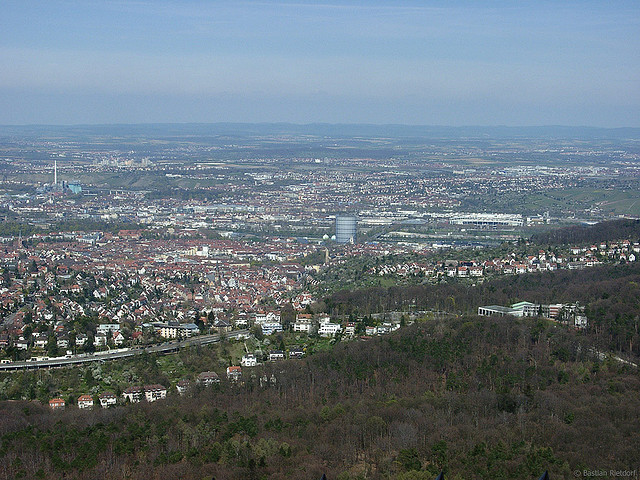 stuttgart aus der ferne&nbsp;betrachtet