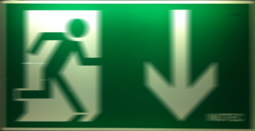 notausgang - foto: bernhard jenny