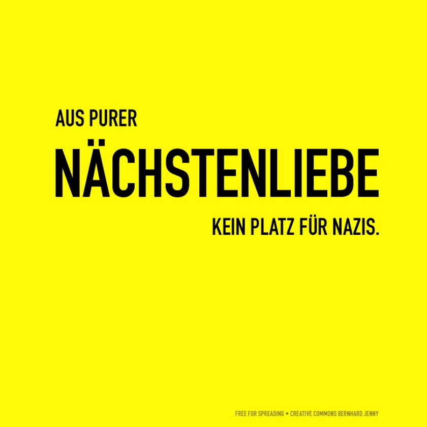 nächstenliebe free for spreading cc bernhard jenny
