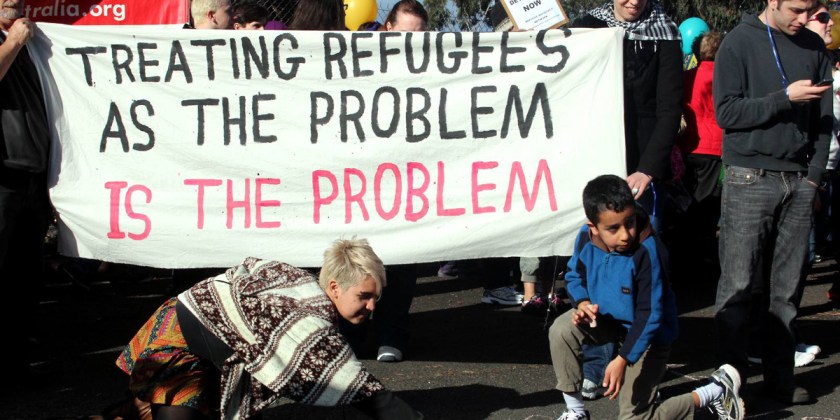 Refugee Rights Protest at Broadmeadows, Melbourne