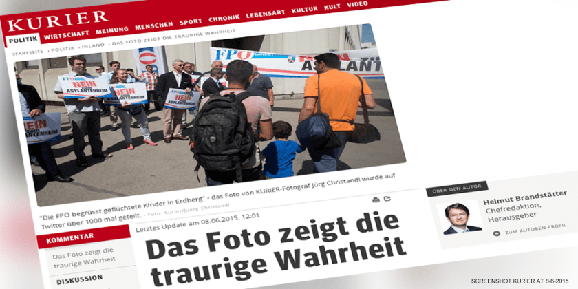 screenshot kurier mit foto von jürg christandl