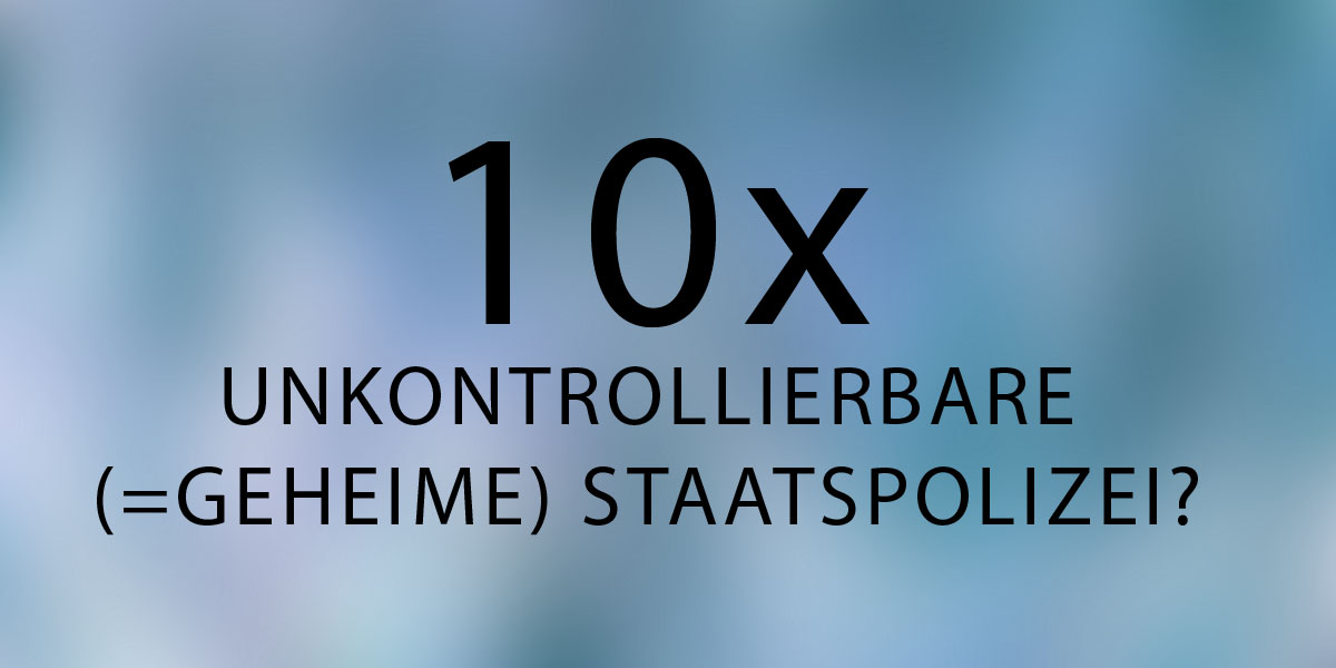 entsteht 10fache unkontrollierbare STAPO?