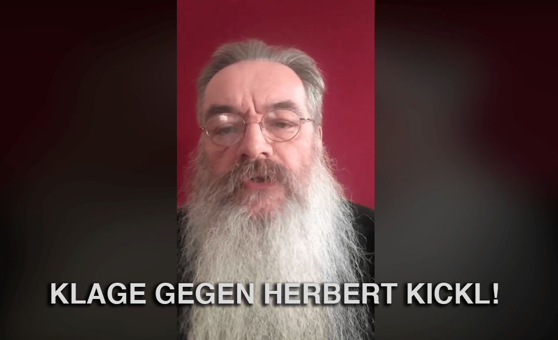 herbert kickl, ich klage sie wegen menschenrechtsverletzung an
