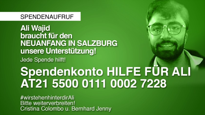 aufruf spenden ali wajid HERBST