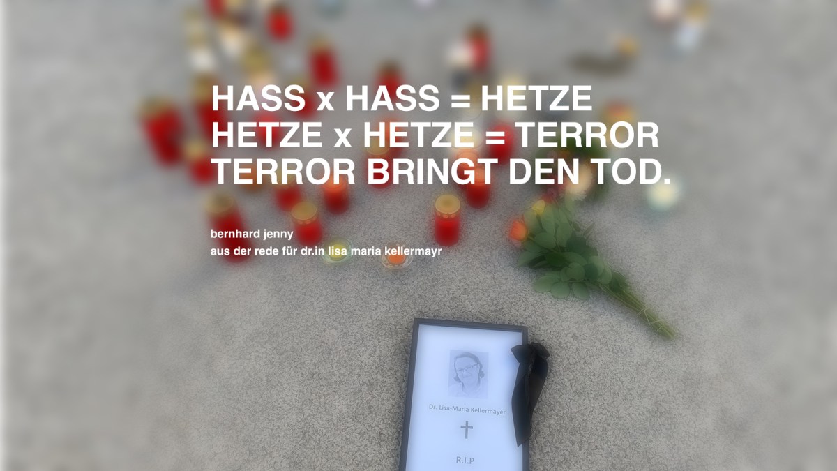 die lähmung der vernunft ist&nbsp;tödlich.